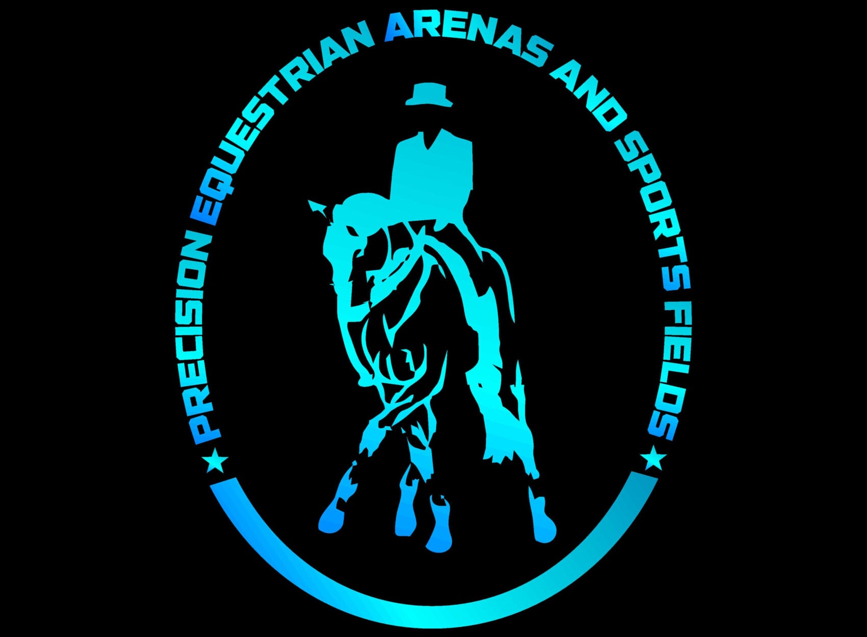 Precision Equestrian Arenas and Sports Fields Logo